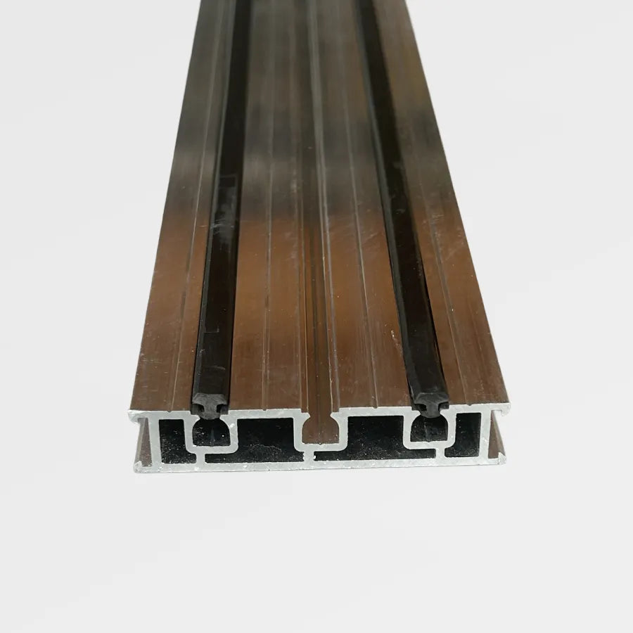 Aluminium profiel met rubber 240cm